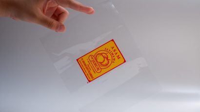 plastik lembaran cetak 2 warna